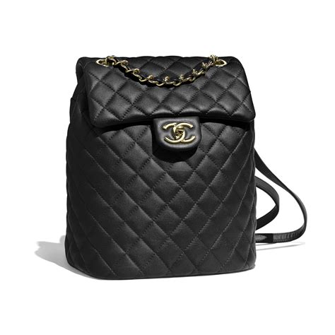 chanel calfskin backpack mountain bag|black Chanel bag price.